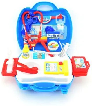 Set medic de 20 buc plastic într-o cutie plastic 24x22x10cm