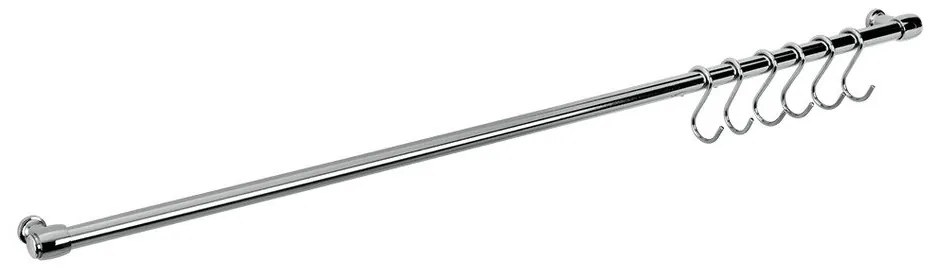 Tijă de agățat pentru bucătărie din oțel cromat Lonardo – Metaltex