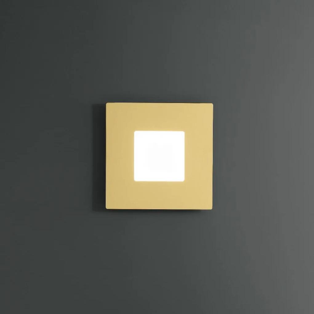 Plafoniera LED moderna BILDE 52x52cm, alb, negru sau auriu