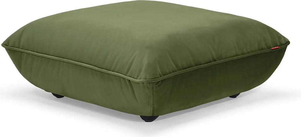 Scaun Sumo din catifea, cu modul, culori multiple - Fatboy Culoare: verde inchis