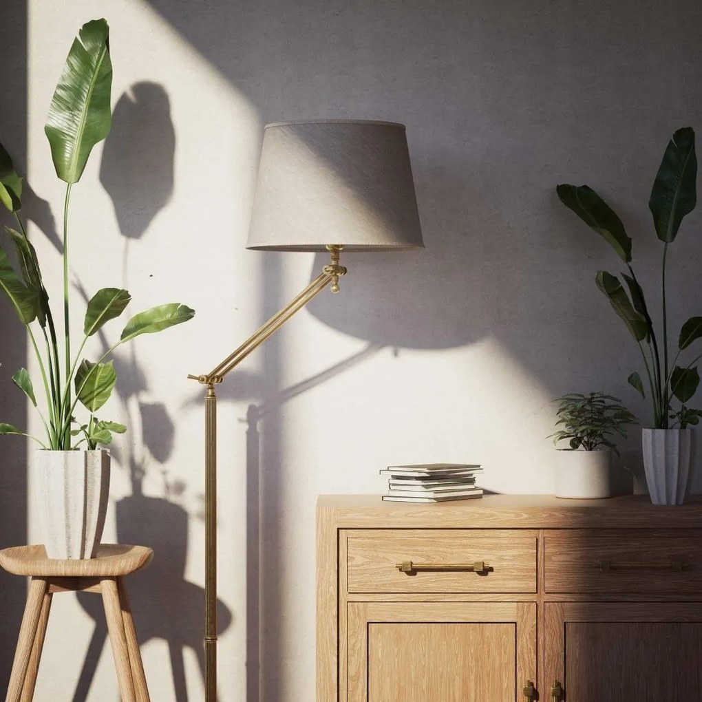 Lampadar, Lampa de podea cu brat articulat Snodo