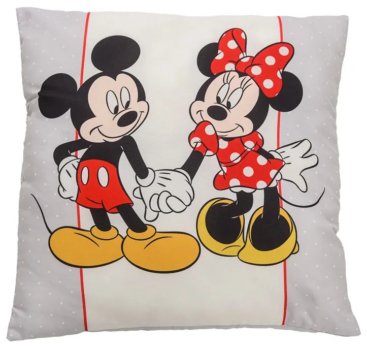 Perna decorativă MICKEY MOUSE 40x40 cm - mai multe culori Culoare: Crem