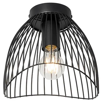 Plafoniera de design neagră 20 cm - Pua