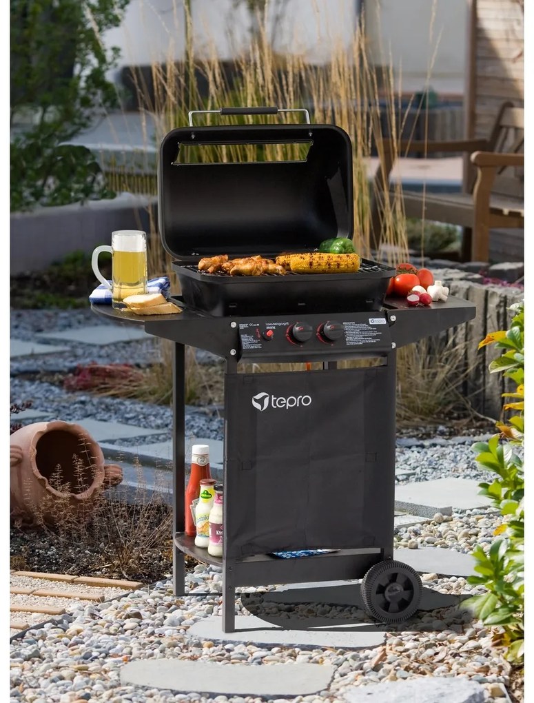 Tepro 508C Grătar cu gaz cu pietre vulcaniceIrvine, 94 x 51 x 102 cm