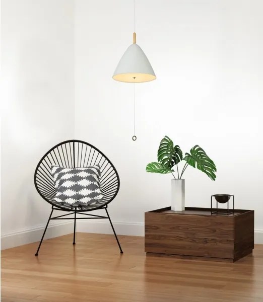 Globo 15325W - Lustră pe cablu PURA 1xE27/60W/230V