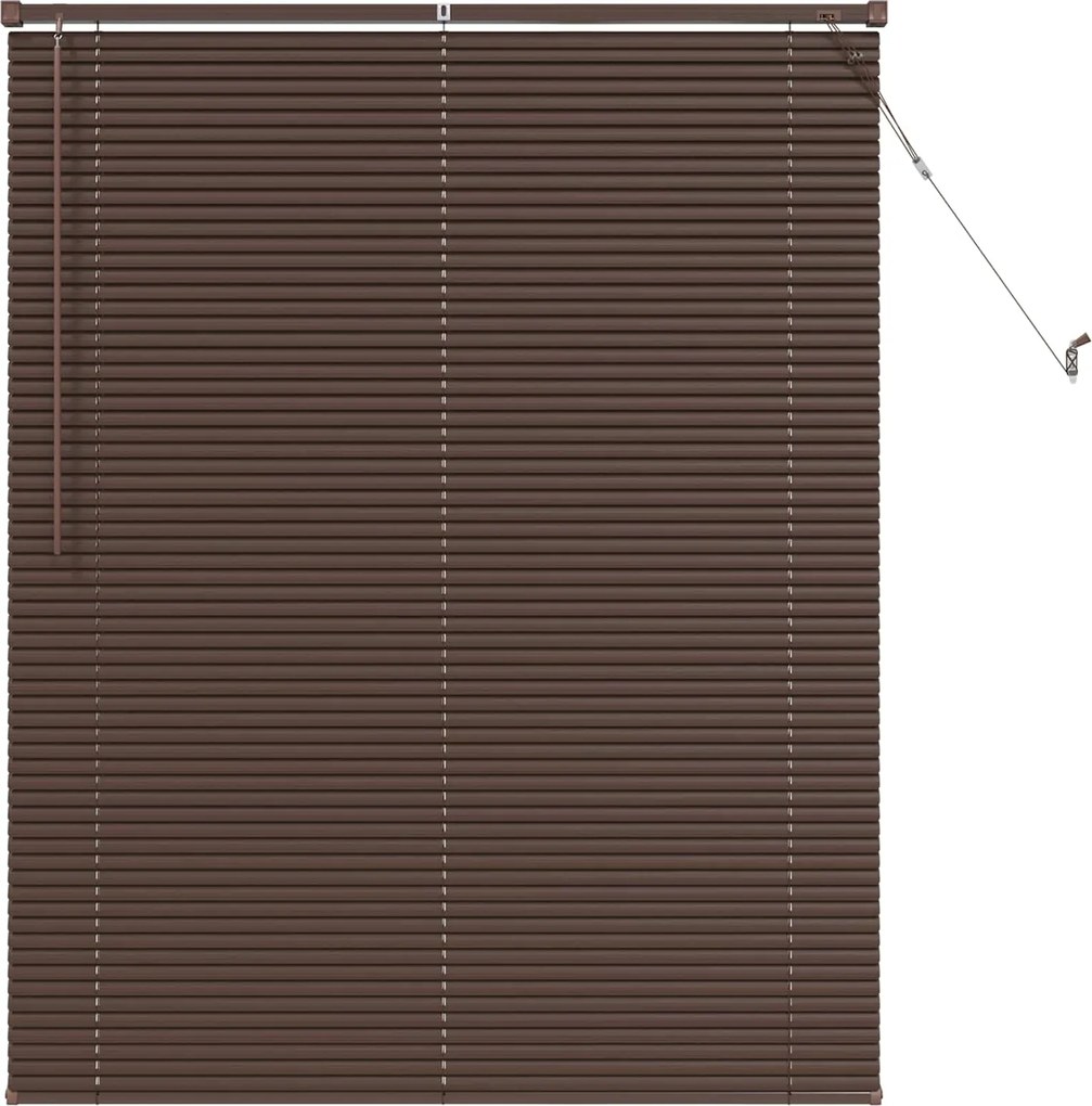 vidaXL Jaluzea venetiană Maro Întunecat cu Model 150 x 120 cm PVC