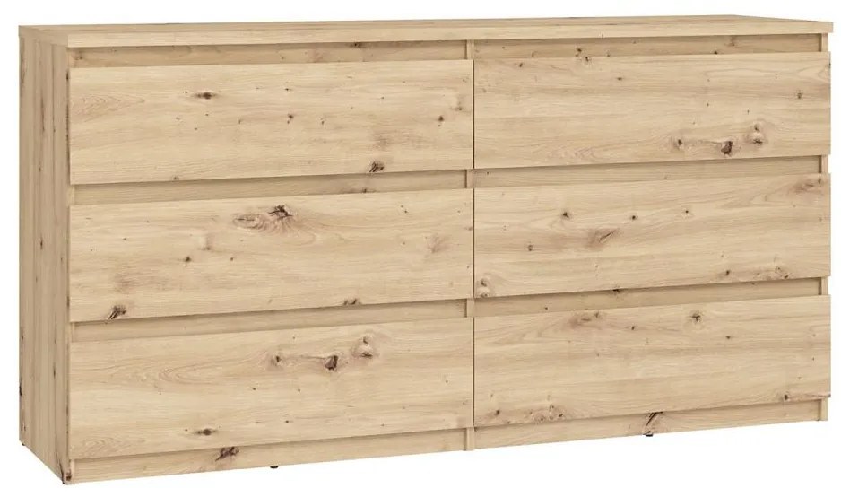 Comodă cu sertare MAO, stejar Artisan