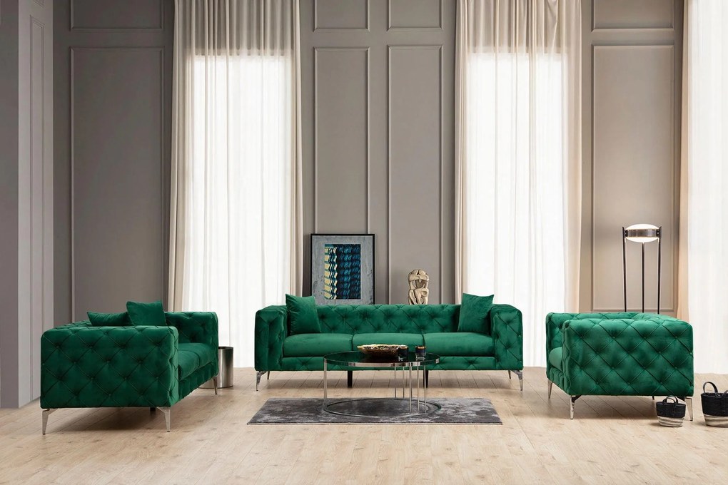 Canapea Fixa Chester cu 3 locuri Clyburn, 237 x 90 x 73 cm