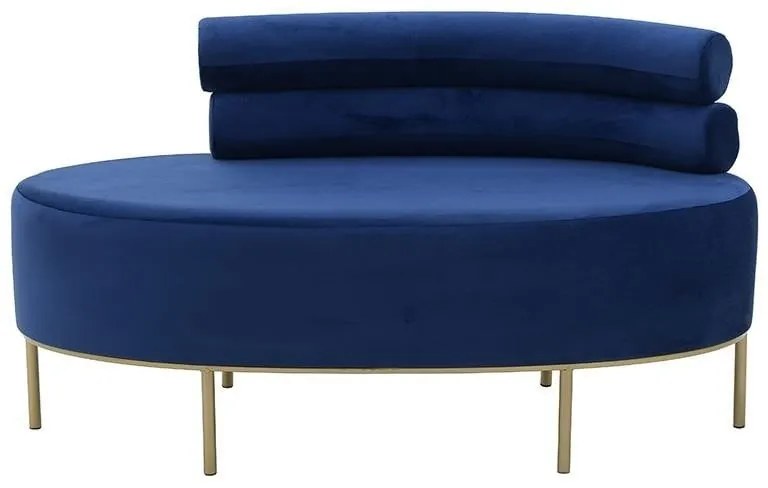 Canapea Blue Velvet 116 cm x 54 cm x 66 cm