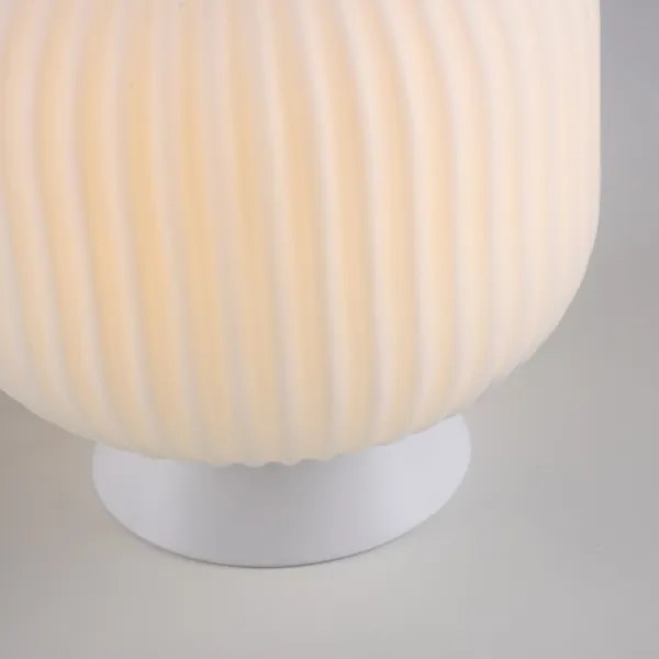 Schöner Wohnen 13573-16 - Lampă de masă NAMI 1xE27/25W/230V, albă