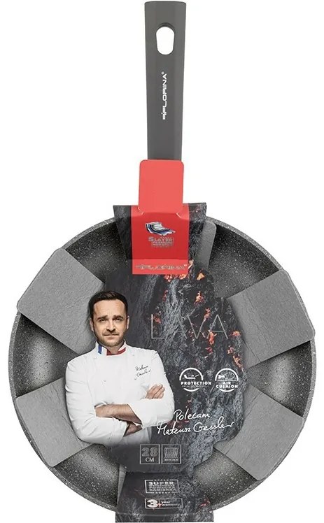 Florina Tigaie adâncă din aluminiu Lava 28 cm, diam. 28 cm