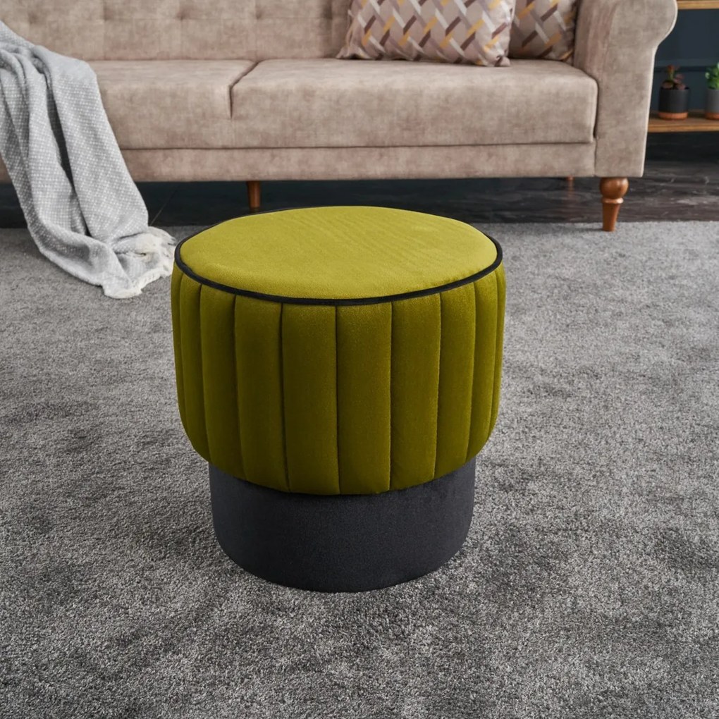 Taburet Rose Pouf Verde