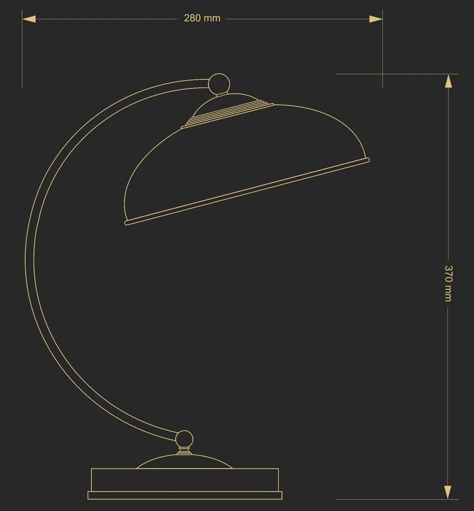 Veioza design clasic realizata manual N