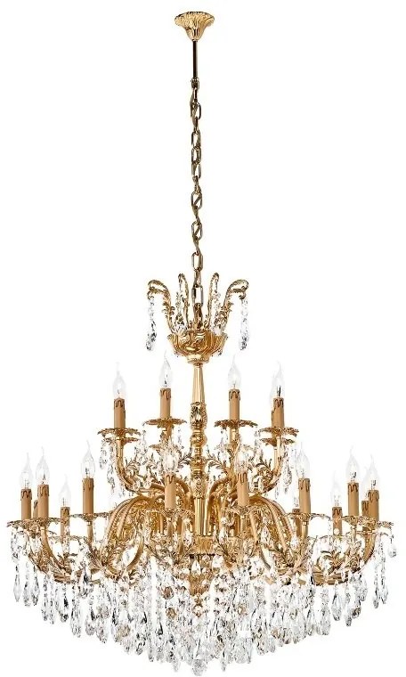 Candelabru 24 brate LUX cu cristale Scholer, Nur