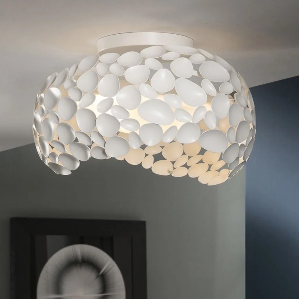 Plafoniera LED design modern diam.46cm Narisa alb