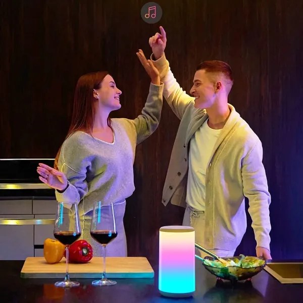 Lampă LED RGBIC dimabilă de masă Govee AURA 2 2200-6500K Wi-Fi Matter