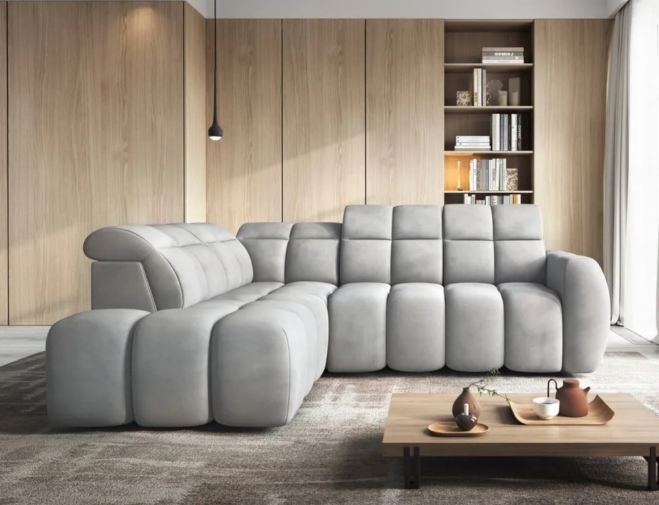 Canapea extensibila cu spatiu pentru depozitare, Falconn LT, Eltap (Culoare: Roz / Xillar 24)