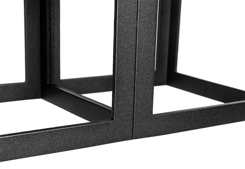 Plafoniera moderna neagra cu 2 lumini - Cela