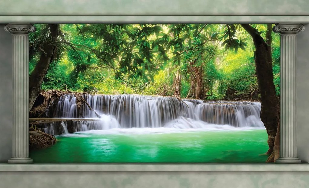 Fototapet - Cascada magică (152,5x104 cm)