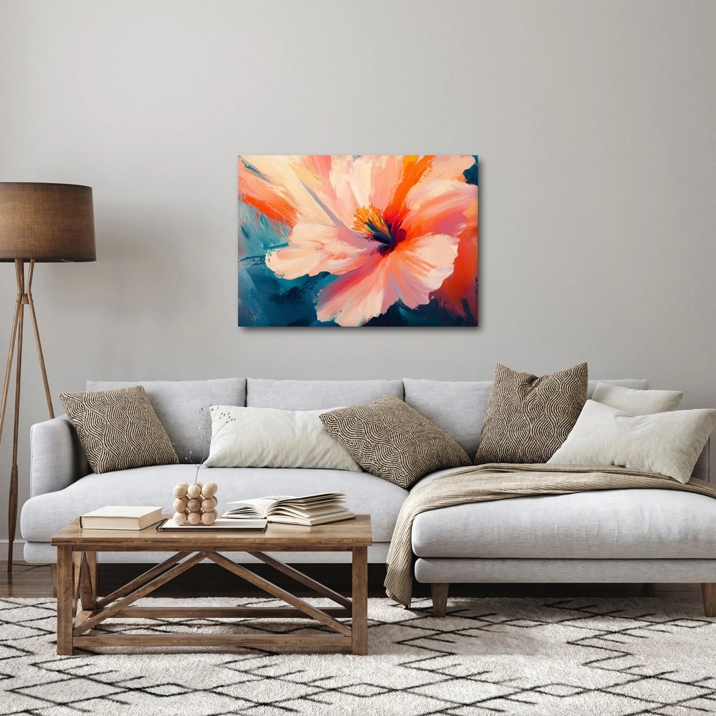Tablou - Floare pictată (70x50 cm)