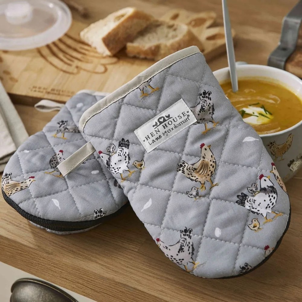Set de mănuși de bucătărie 2 buc. din bumbac Hen House – Cooksmart ®