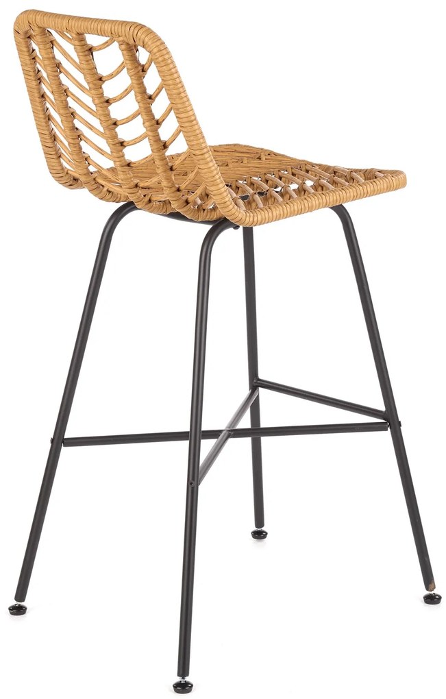 Scaun tip bar Herschel (natural + negru). 1039567