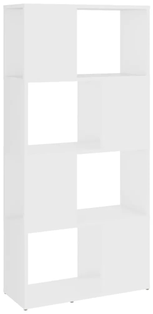 vidaXL Bibliotecă/Separator cameră, alb, 60x24x124,5 cm, PAL