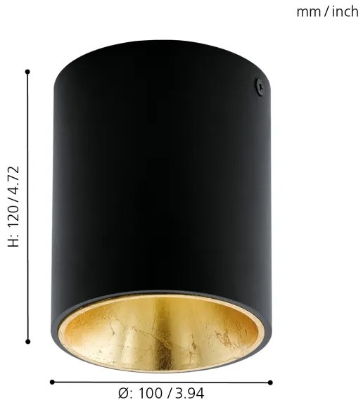 Eglo 94502 - LED Plafoniera POLASSO 1xLED/3,3W/230V