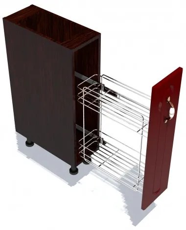 Corp inferior 20 cu 1 usa si cos Jolly Zebra MDF tulip rosu