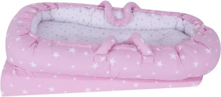 Sevi Baby - Co-sleeper anti-reflux Nest, Pink Stars