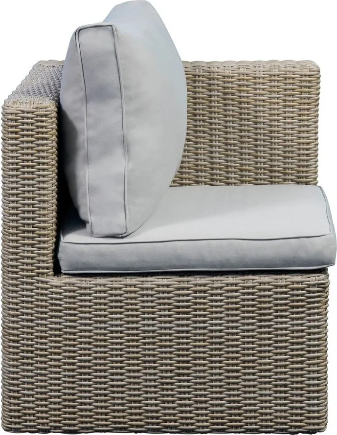 Set mobilier de grădină bej/maro deschis pentru 2 persoane Modular – Unique Furniture