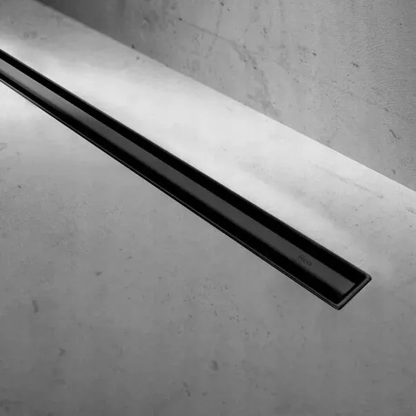 Set rigola pentru dus plus capac 60 cm Rea Neo Slim Pro negru