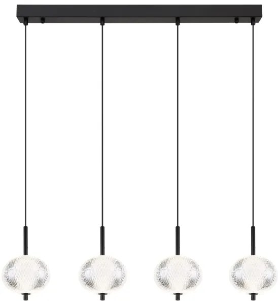 Lustră LED pe cablu Globo 16042-4H AIDA 4xLED/5,75W/230V 3000K/4500K/6500K