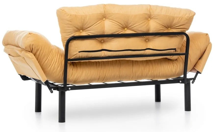 Canapea extensibilă Nitta Mustard