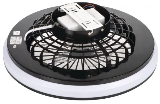 Plafonieră LED RGBW dimabilă cu ventilator Kanlux 38034 PLAVE 48W/230V 3000/4000/6500K + telecomandă