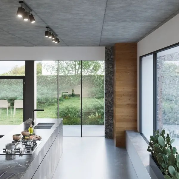 Sollux SL.0460 - Spot MERIDA 6xGU10/40W/230V negru