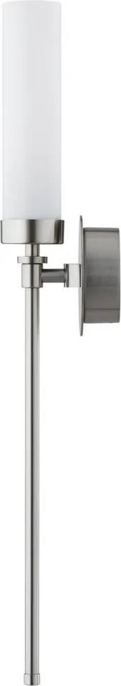 Aplica de perete stil elegant PRESTON nickel/sticla opal