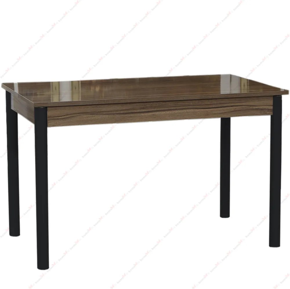 Masa bucatarie Bella nuc si negru, 120 cm