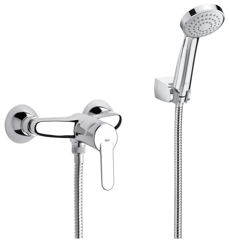 Roca A5A2025C02 - Set de duș cu baterie VICTORIA, crom lucios