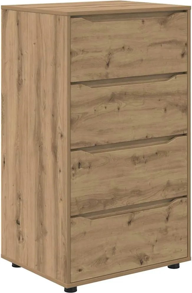 vidaXL Dulapuri de depozitare 2 pcs Stejar Artizanal 60 x 48 x 105 cm