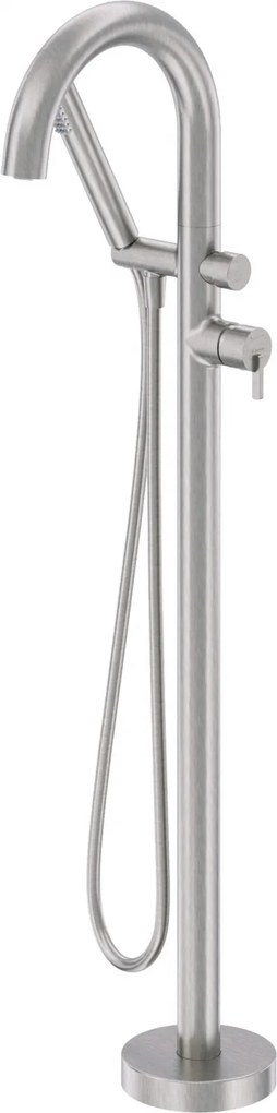 Baterie pentru cada freestanding, otel, cu set de dus, Deante Silia Otel