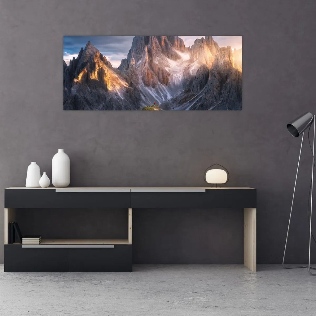 Tablou - Panoramă de munte (120x50 cm)