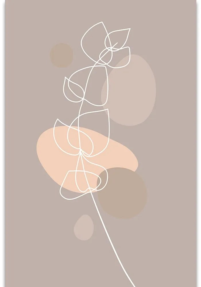 Tablou frunză minimalistă No1