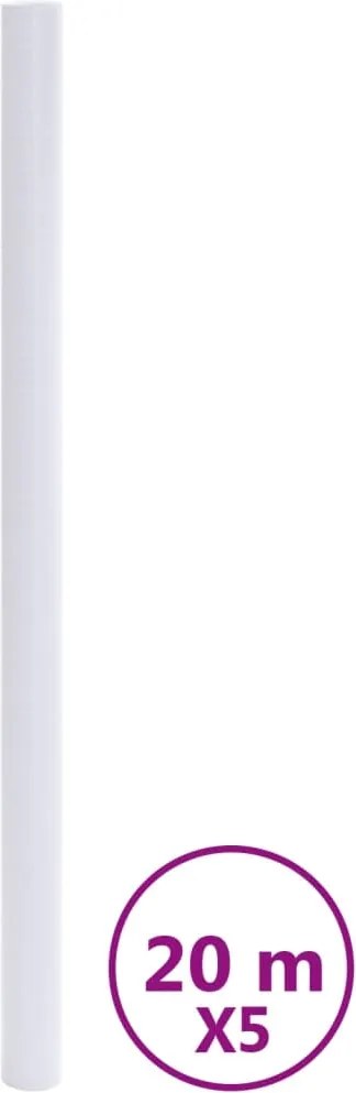 vidaXL Folii fereastra, mată, transparent, gri, PVC