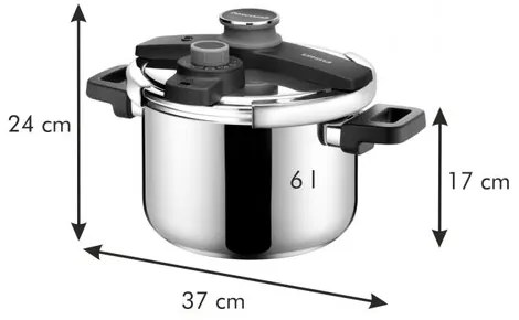 Oală sub presiune Tescoma ULTIMA 6 l, 6 l