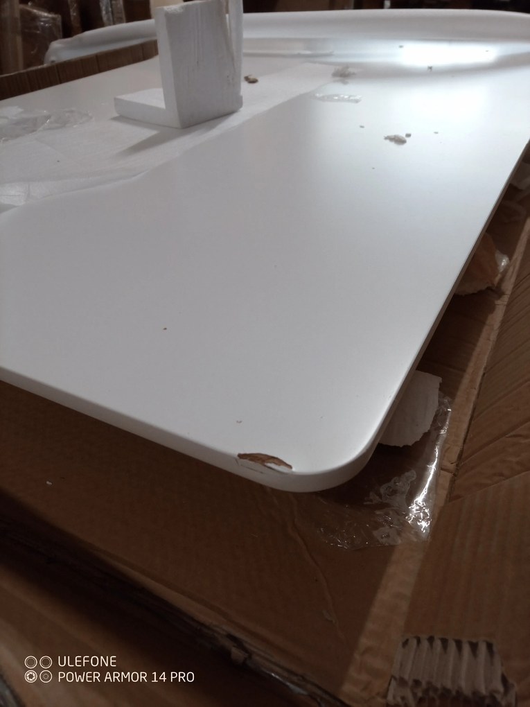 OFERTA Masa de dining DIDIER 4 NOU 70x70 cm alb II. calitate