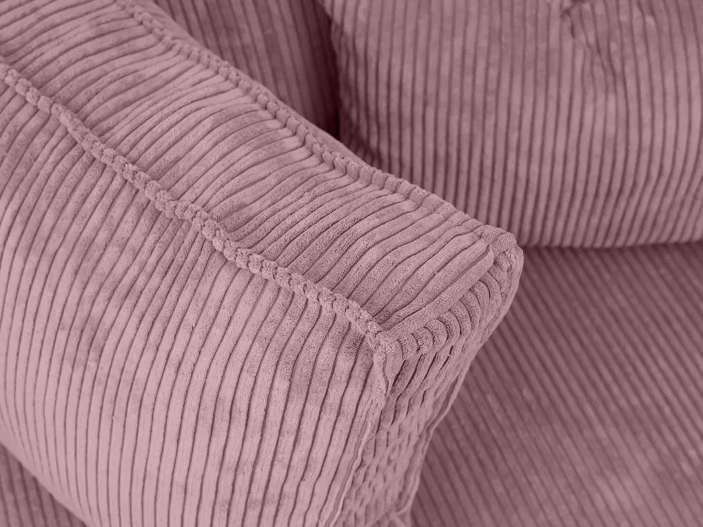 Canapea colt extensibila SMART COSARO mov deschis, cu colt bilateral + 2 perne CADOU