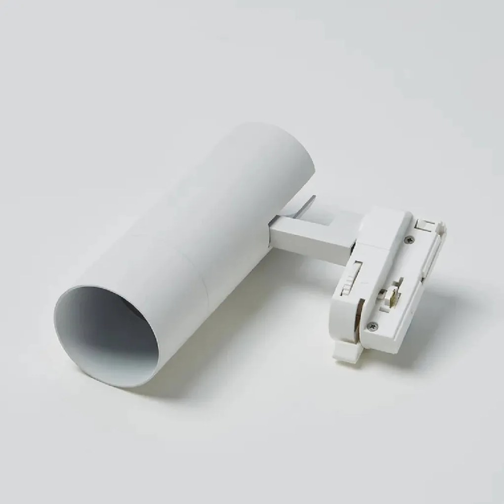 Spot directionabil pentru sina Track Project Collection, Andromeda alb