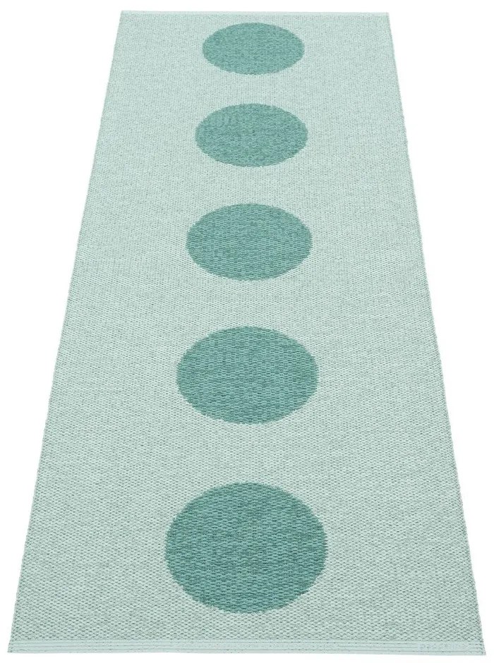 Covor tip traversă pentru interior și exterior turcoaz 70x200 cm Vera Pop Jade – Pappelina