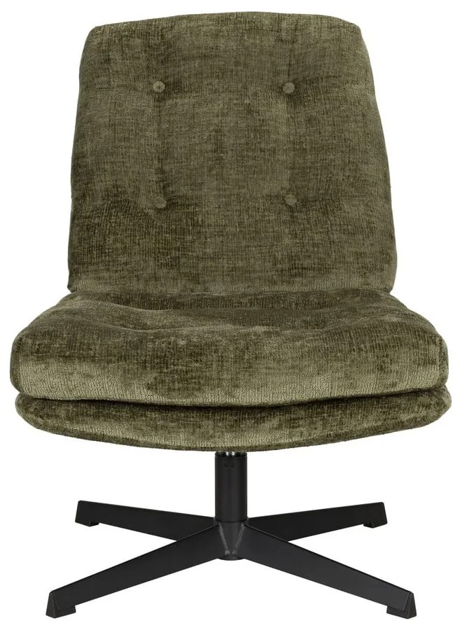 Fotoliu verde pivotant Kai – White Label